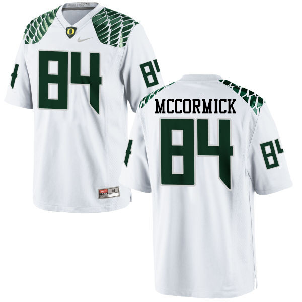 Men #84 Cam McCormick Oregon Ducks College Football Jerseys-White